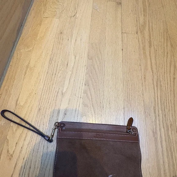 Polo by Ralph Lauren Brown Leather Shoulder Bag - Picture 6 of 9